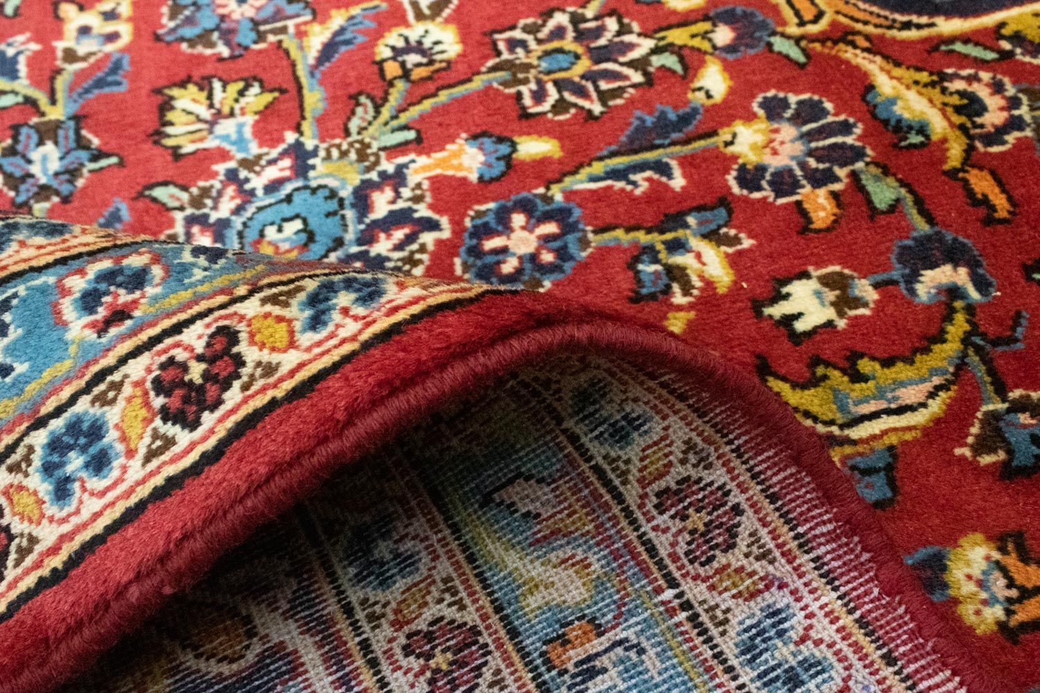 Alfombra persa - Keshan - 414 x 297 cm - naranja