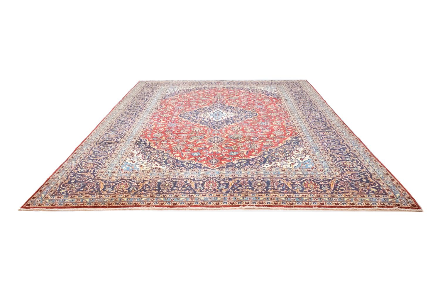 Alfombra persa - Keshan - 414 x 297 cm - naranja
