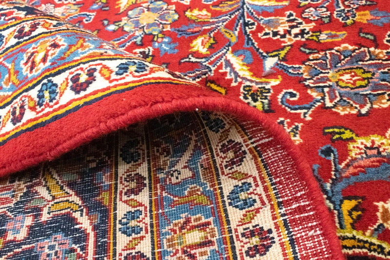 Alfombra persa - Keshan - 384 x 303 cm - azul