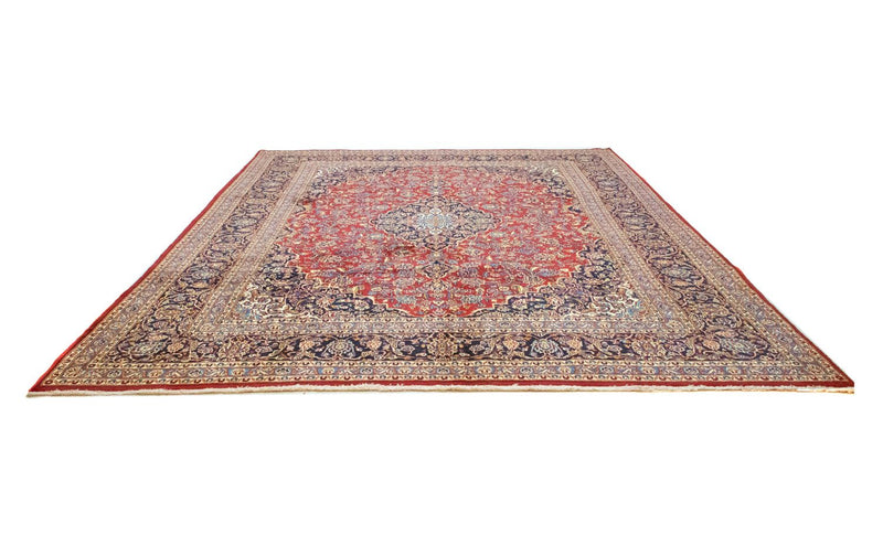 Alfombra persa - Keshan - 384 x 303 cm - azul