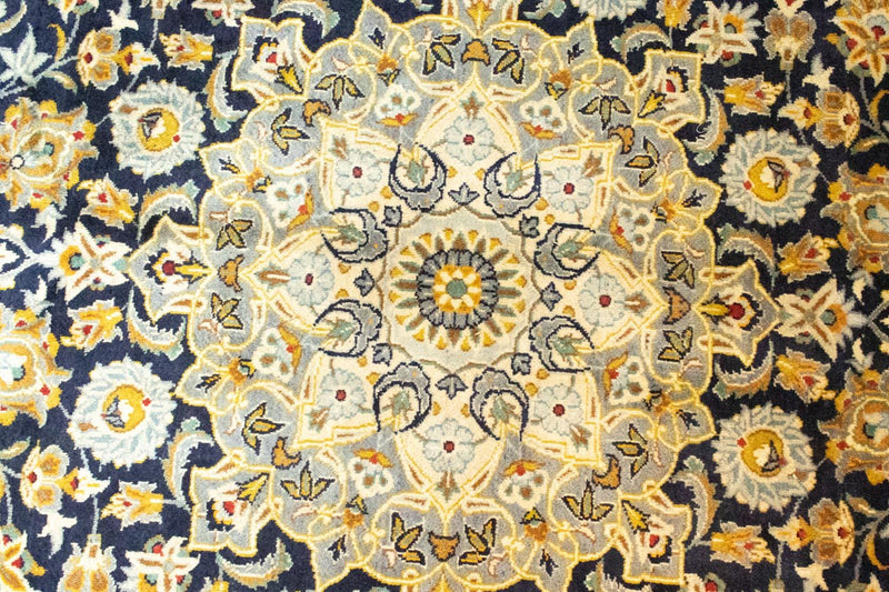 Alfombra persa - Keshan - 412 x 307 cm - azul