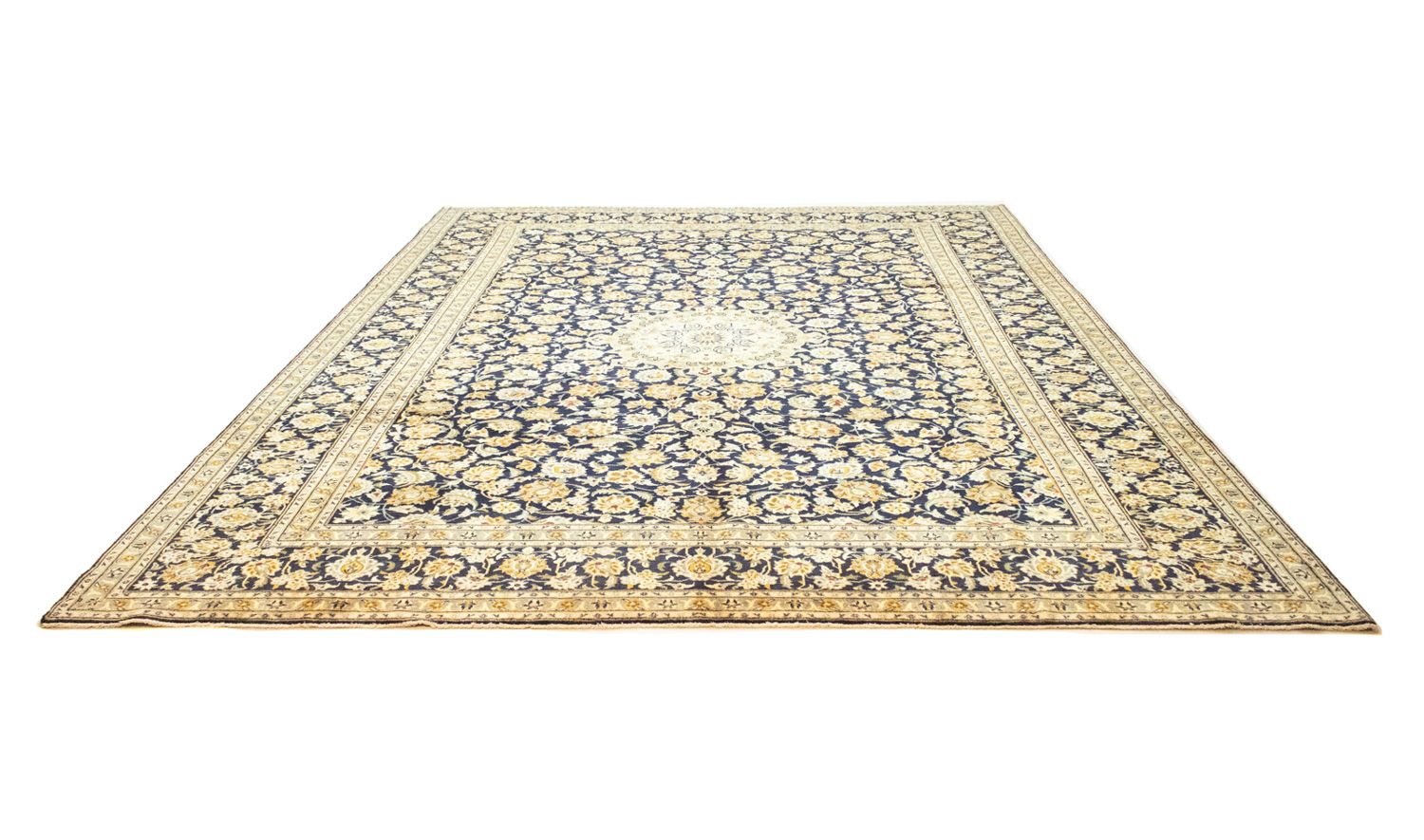 Alfombra persa - Keshan - 412 x 307 cm - azul