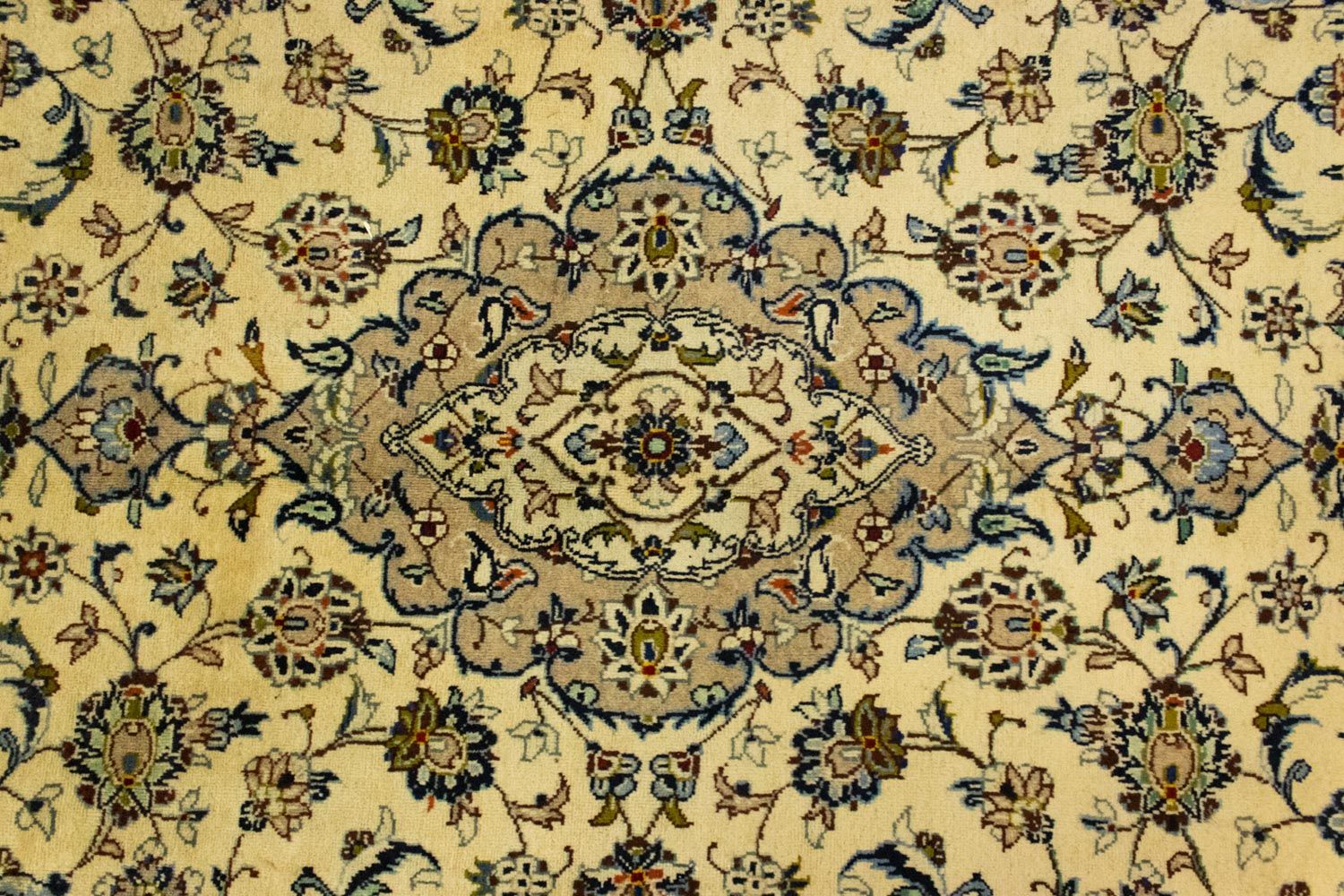 Alfombra persa - Keshan - 300 x 198 cm - beige