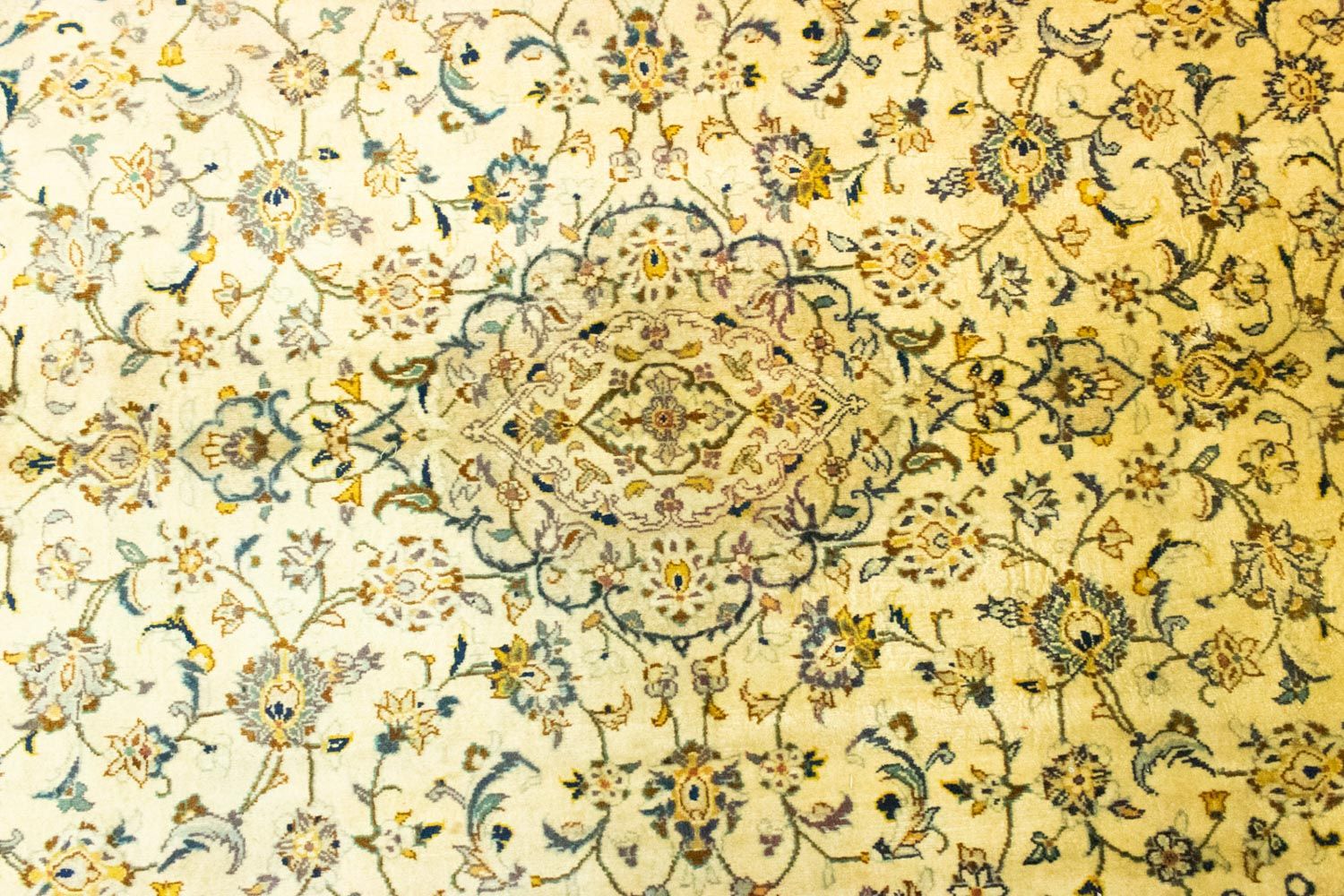 Alfombra persa - Keshan - 300 x 202 cm - beige