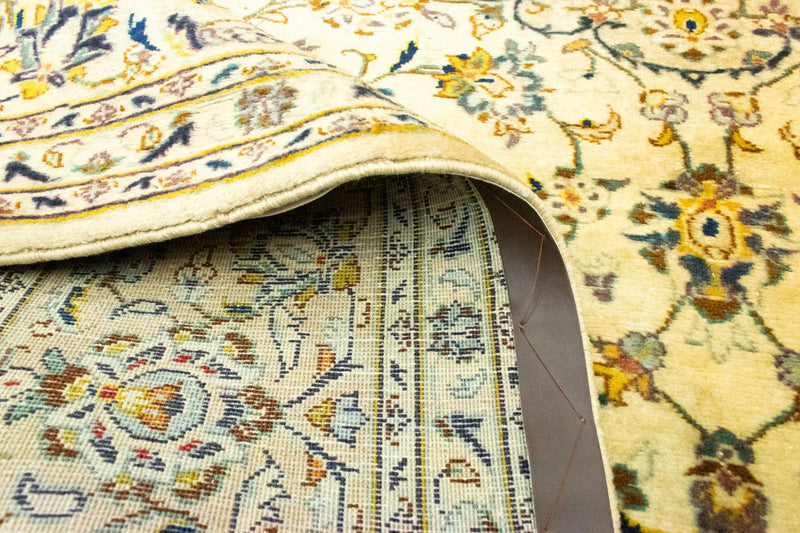 Alfombra persa - Keshan - 300 x 202 cm - beige