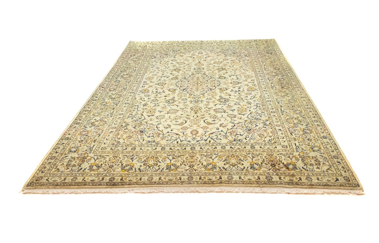 Alfombra persa - Keshan - 300 x 202 cm - beige