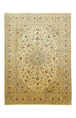 Alfombra persa - Keshan - 350 x 252 cm - beige