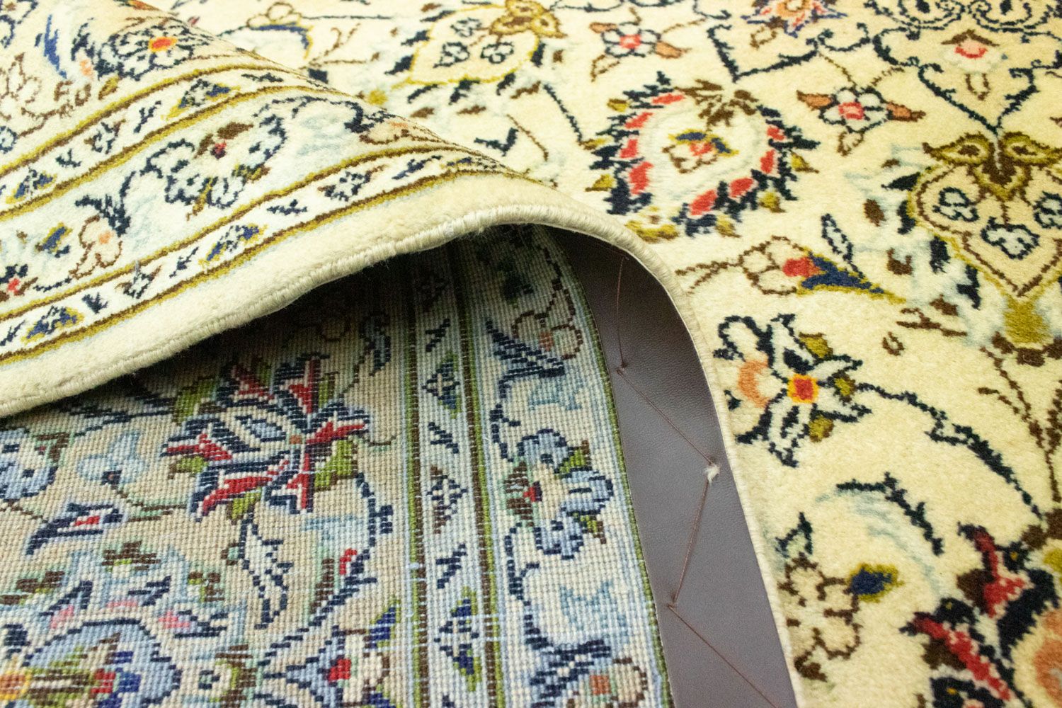 Alfombra persa - Keshan - 350 x 252 cm - beige