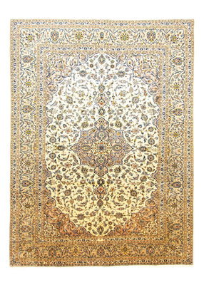 Alfombra persa - Keshan - 404 x 292 cm - beige