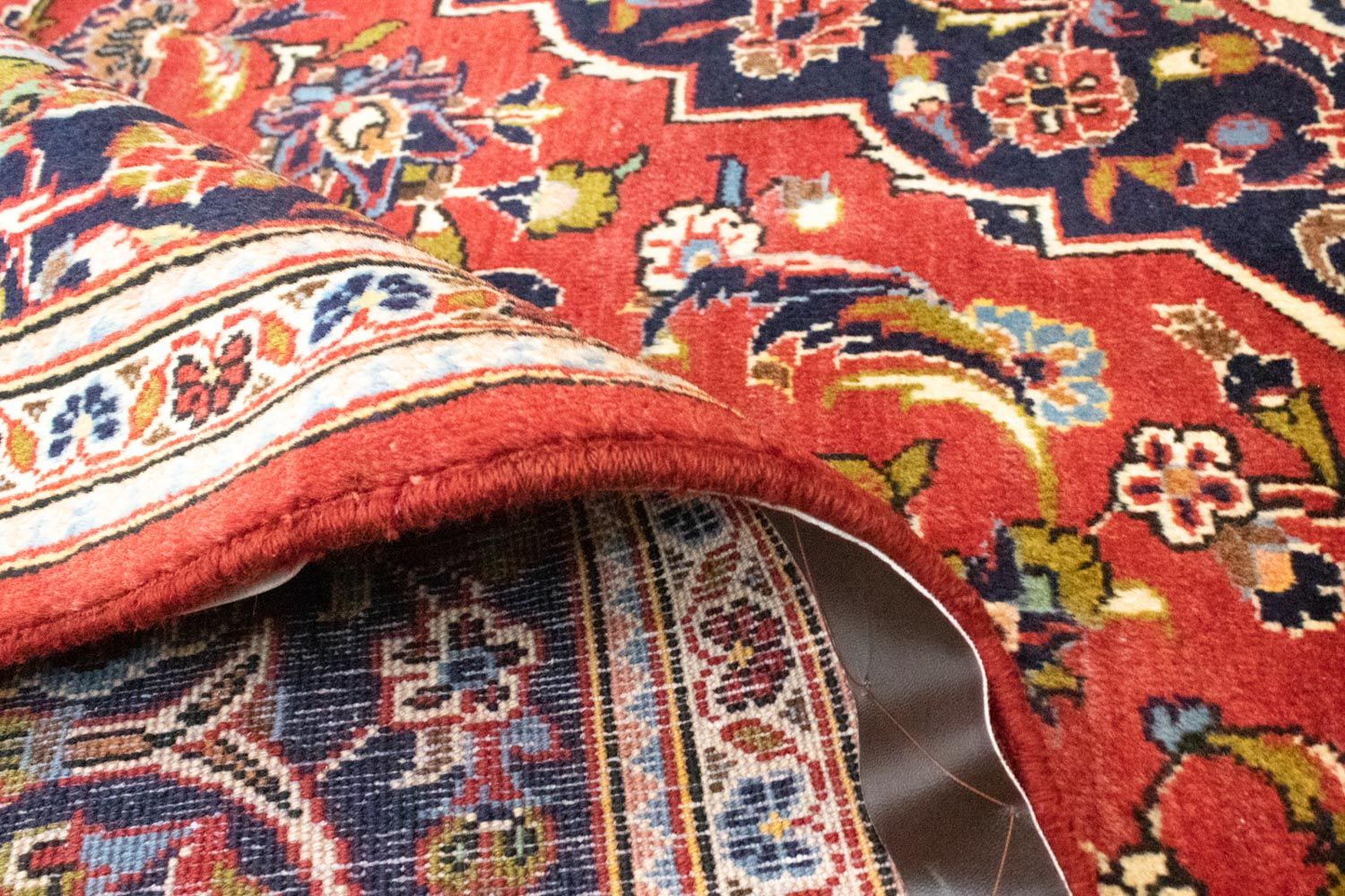 Alfombra persa - Keshan - 349 x 246 cm - naranja