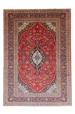 Alfombra persa - Keshan - 344 x 246 cm - rojo