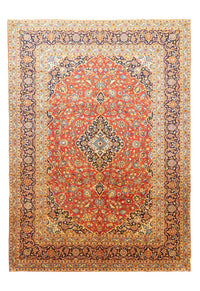 Alfombra persa - Keshan - 382 x 270 cm - naranja