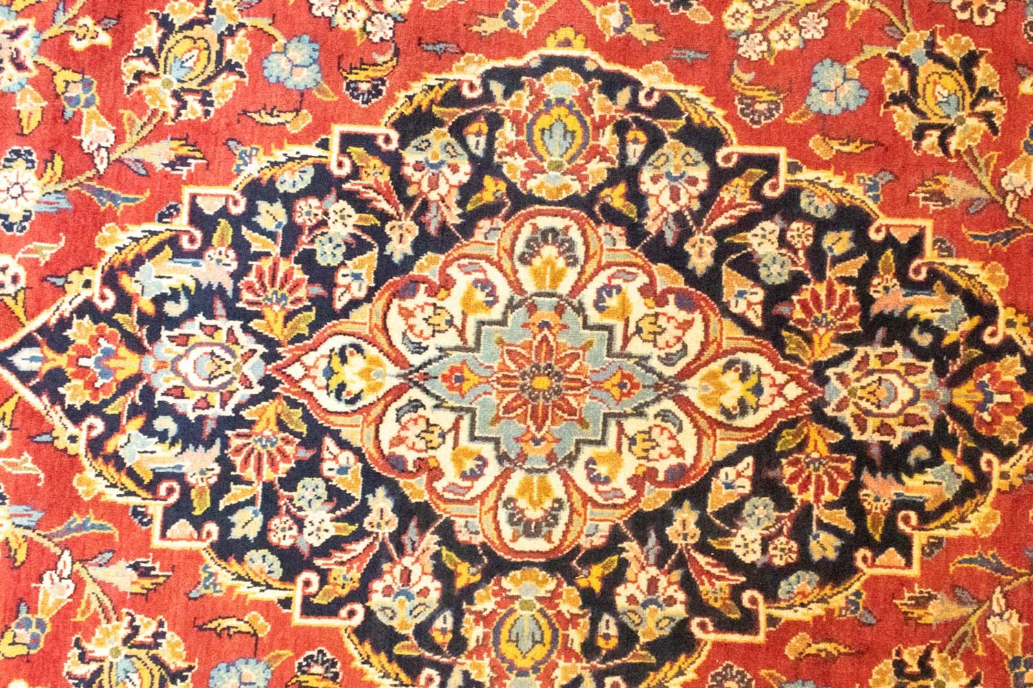 Alfombra persa - Keshan - 385 x 270 cm - naranja