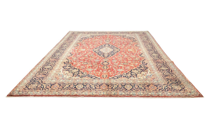 Alfombra persa - Keshan - 385 x 270 cm - naranja