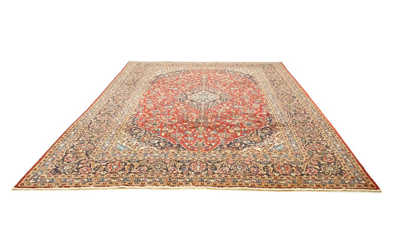 Alfombra persa - Keshan - 356 x 251 cm - rojo