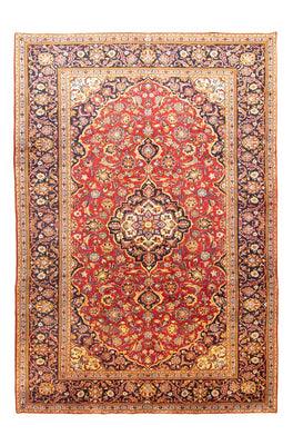 Alfombra persa - Keshan - 358 x 248 cm - rojo