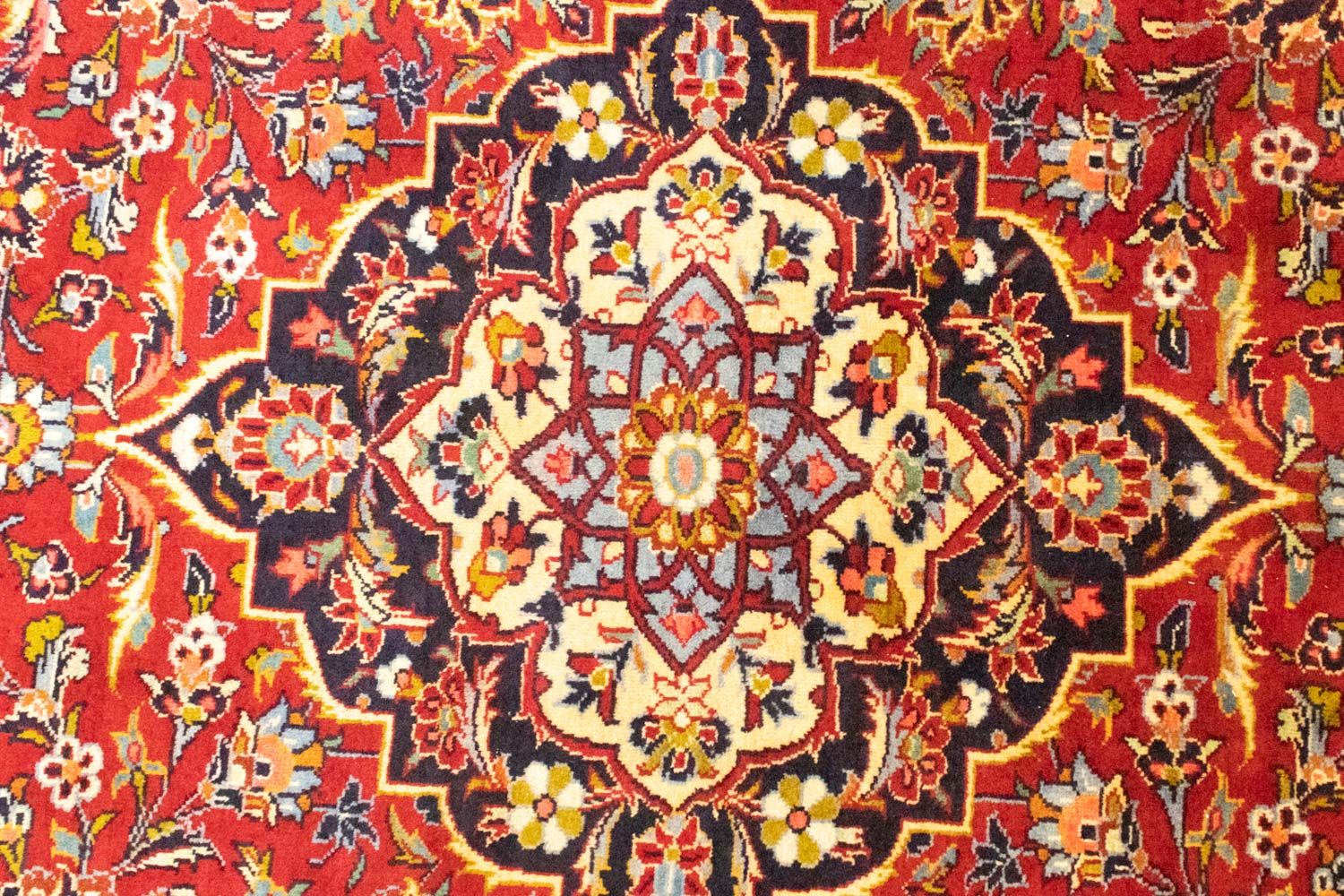 Alfombra persa - Keshan - 358 x 248 cm - rojo
