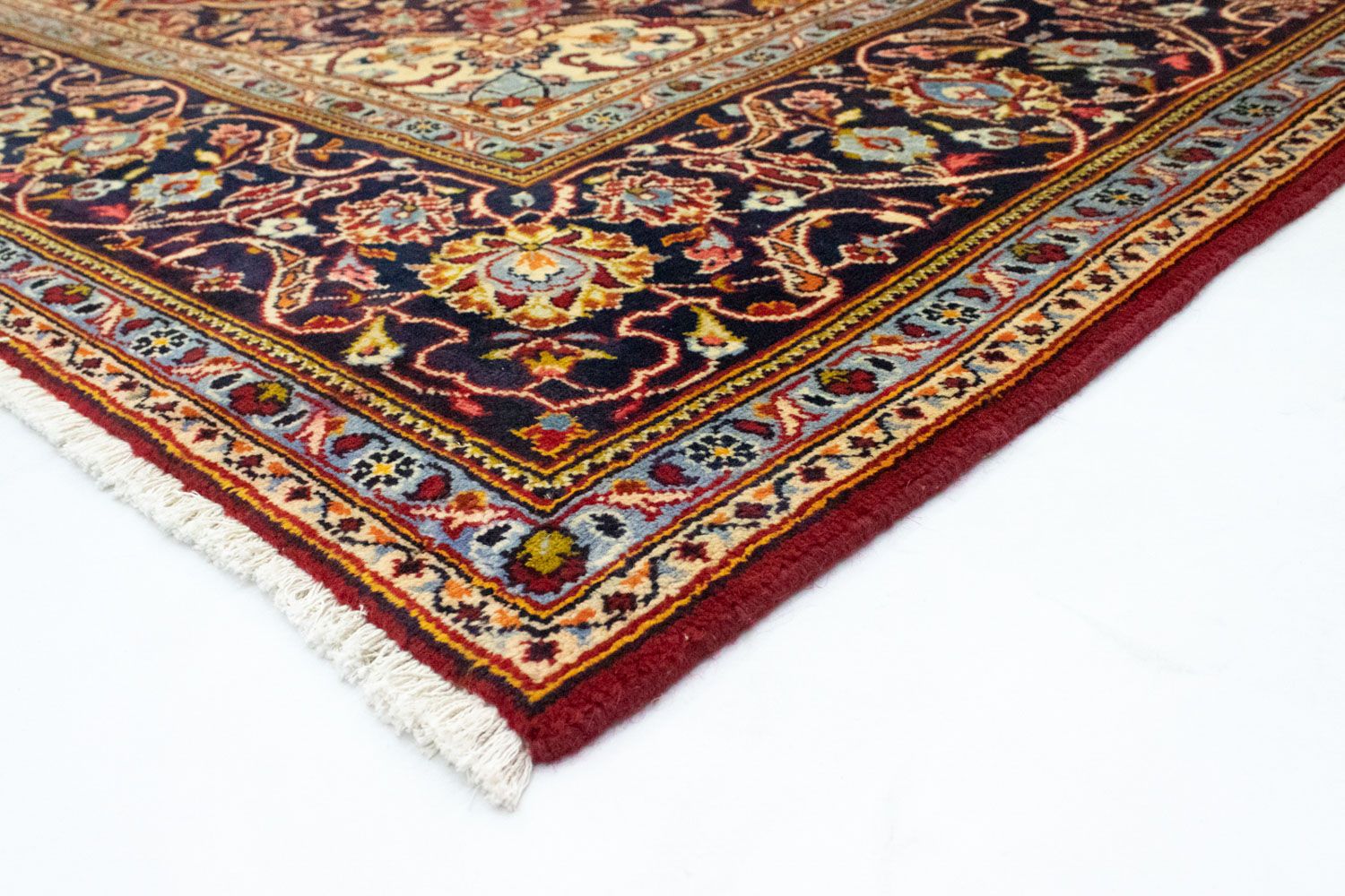 Alfombra persa - Keshan - 358 x 248 cm - rojo