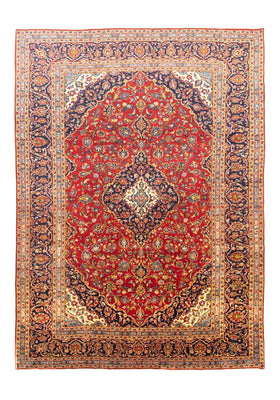 Alfombra persa - Keshan - 358 x 255 cm - rojo