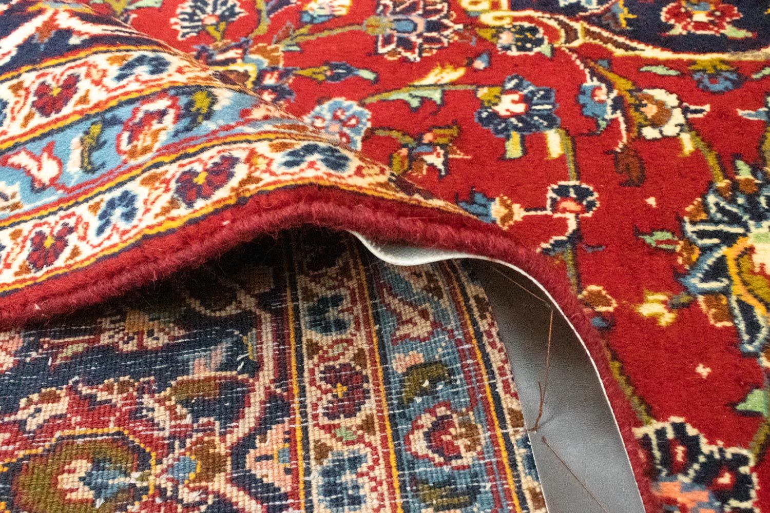 Alfombra persa - Keshan - 358 x 255 cm - rojo