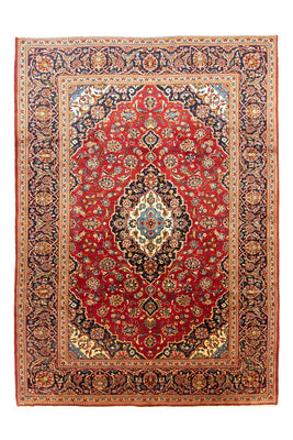 Alfombra persa - Keshan - 340 x 245 cm - rojo