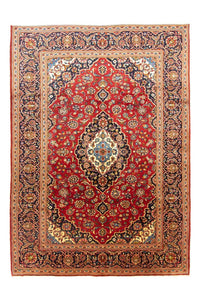 Alfombra persa - Keshan - 340 x 245 cm - rojo