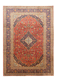 Alfombra persa - Keshan - 345 x 251 cm - rojo