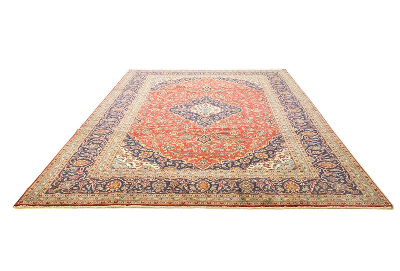 Alfombra persa - Keshan - 345 x 251 cm - rojo