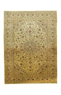 Alfombra persa - Keshan - 350 x 254 cm - beige
