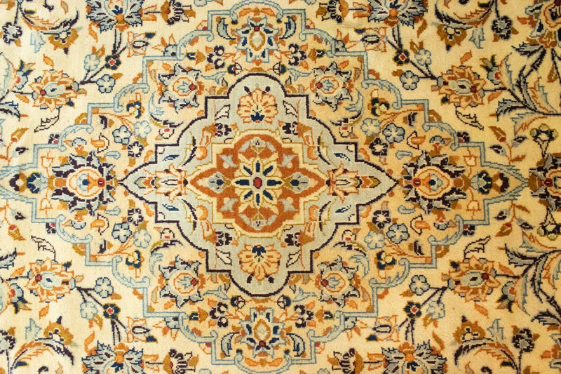 Alfombra persa - Keshan - 369 x 246 cm - beige