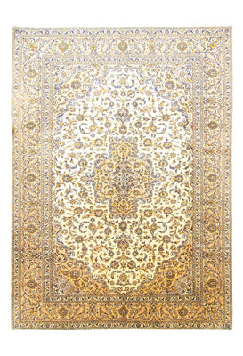 Alfombra persa - Keshan - 396 x 293 cm - beige