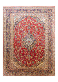 Alfombra persa - Keshan - 390 x 297 cm - rojo