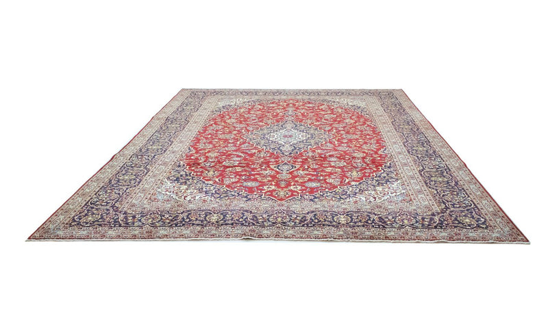 Alfombra persa - Keshan - 390 x 297 cm - rojo