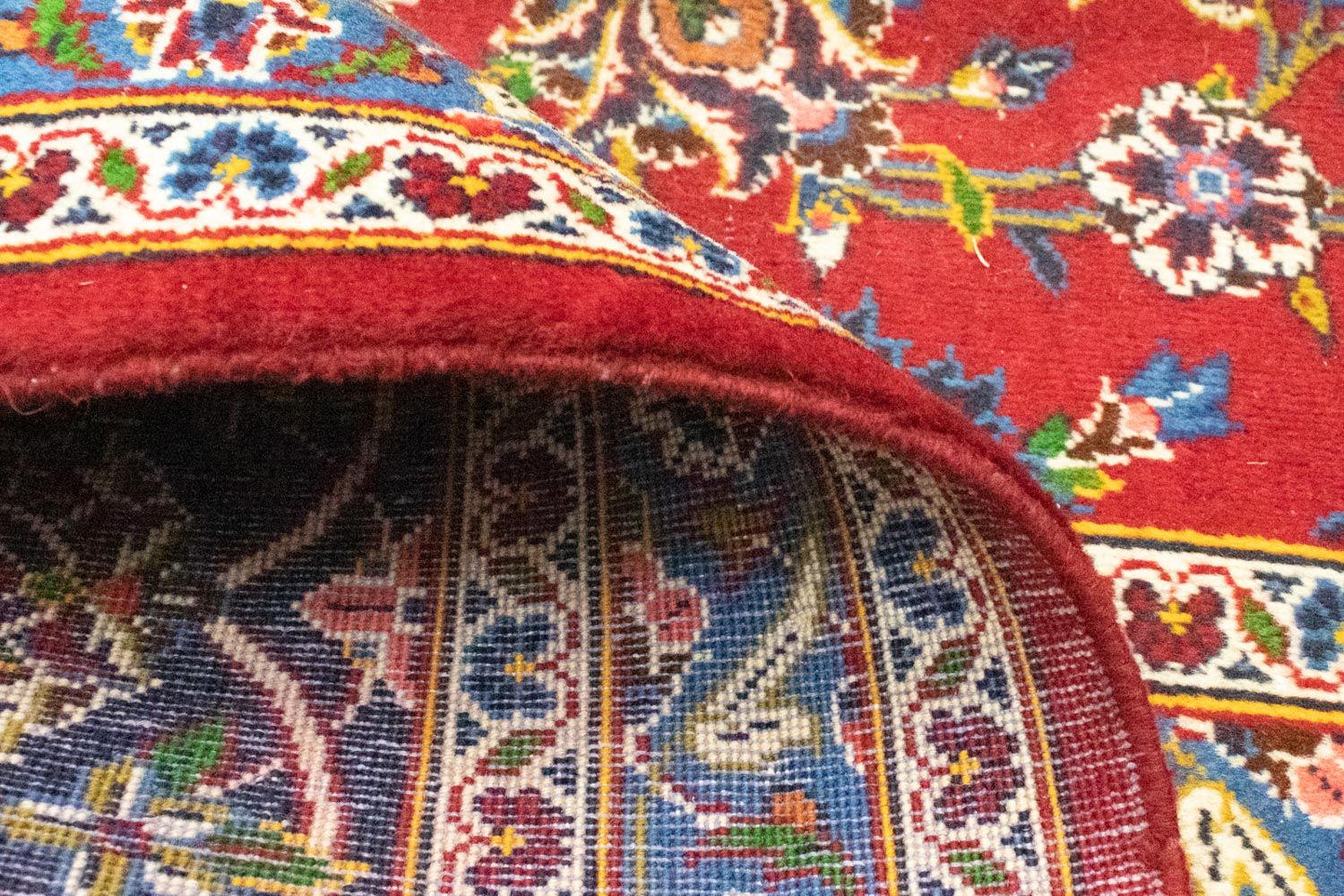 Alfombra persa - Keshan - 391 x 294 cm - rojo