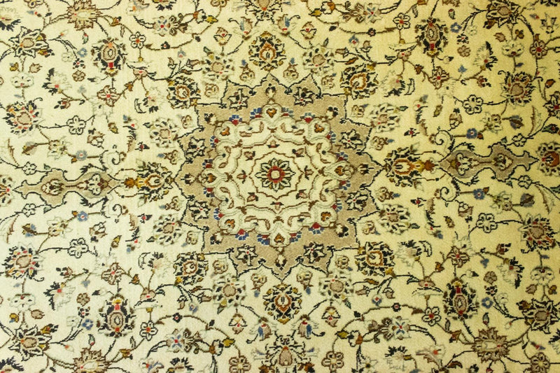 Alfombra persa - Keshan - 305 x 195 cm - beige