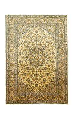 Alfombra persa - Keshan - 347 x 250 cm - beige