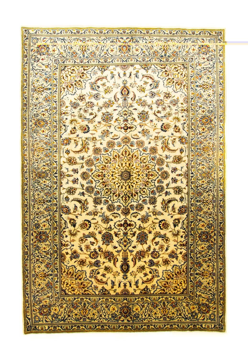 Alfombra persa - Keshan - 295 x 195 cm - beige