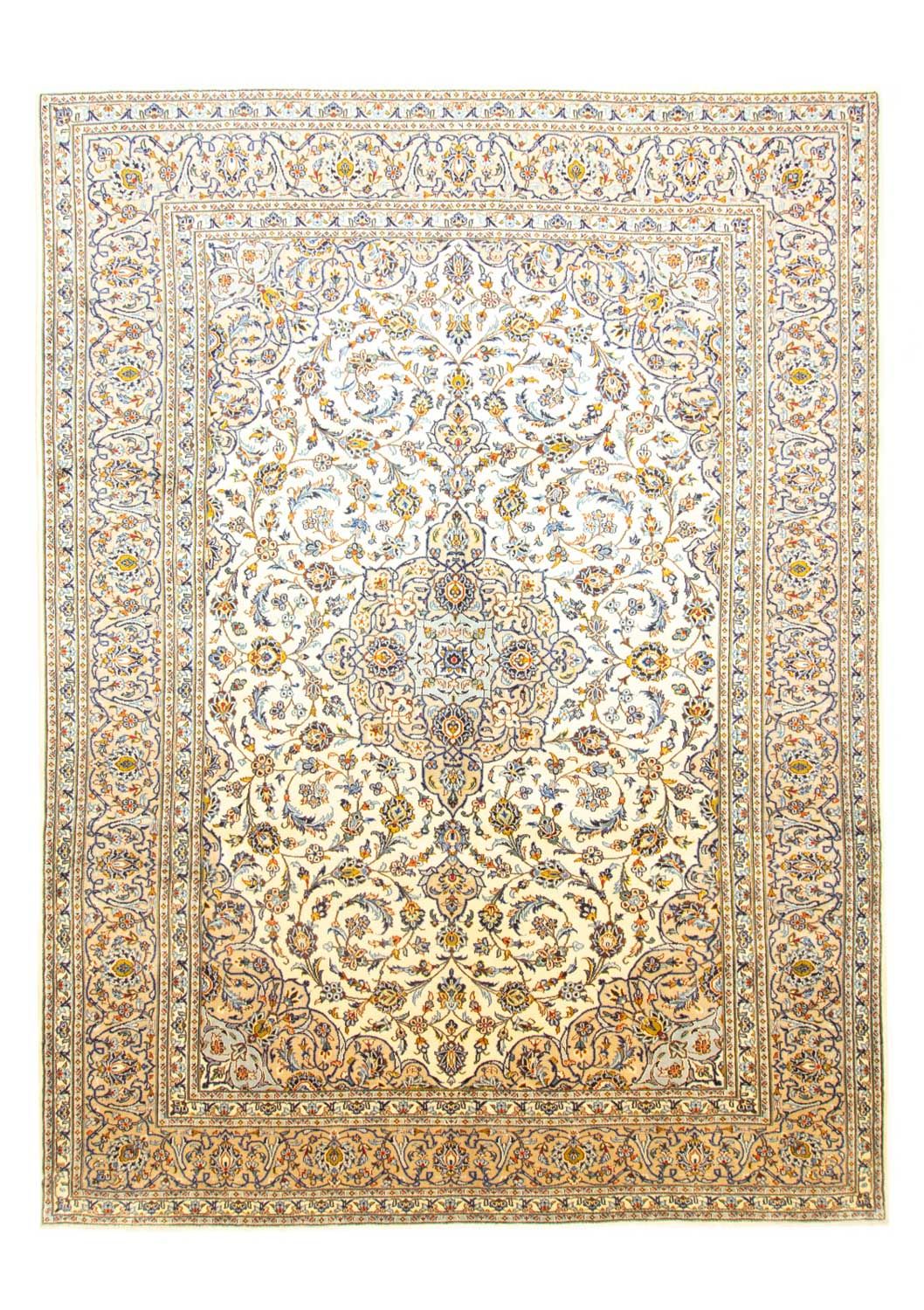Alfombra persa - Keshan - 388 x 288 cm - beige