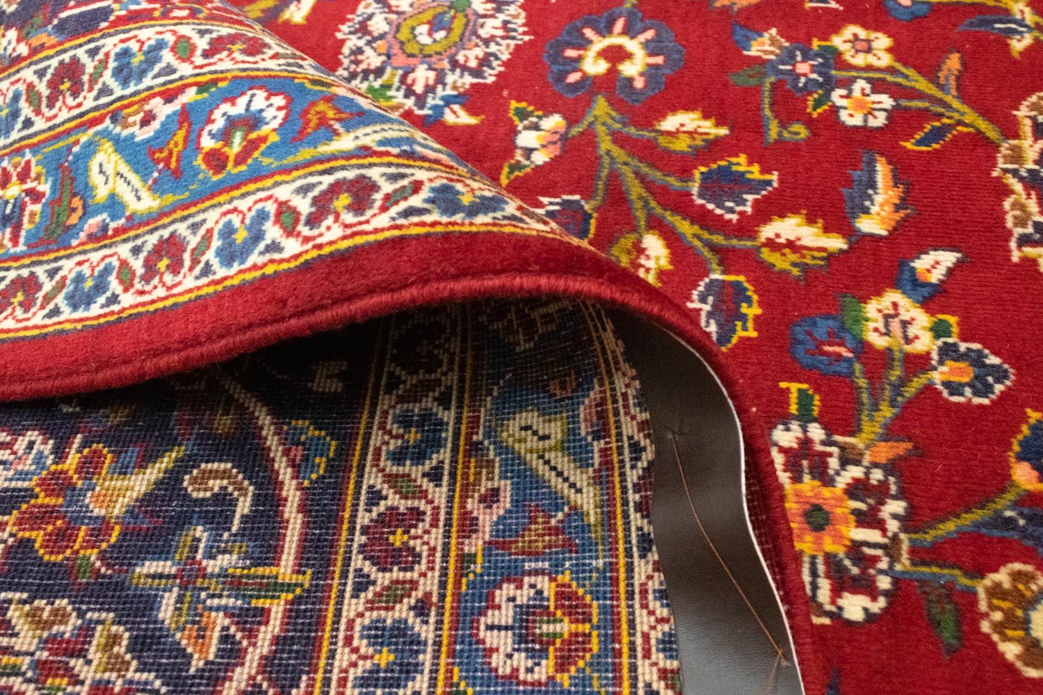 Alfombra persa - Keshan - 400 x 295 cm - rojo