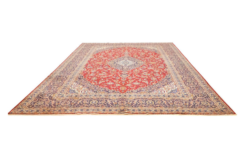 Alfombra persa - Keshan - 400 x 295 cm - rojo