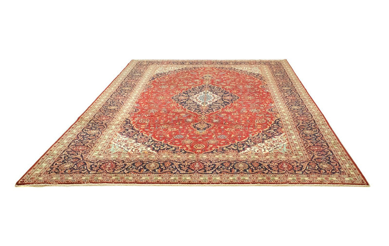 Alfombra persa - Keshan - 398 x 298 cm - rojo