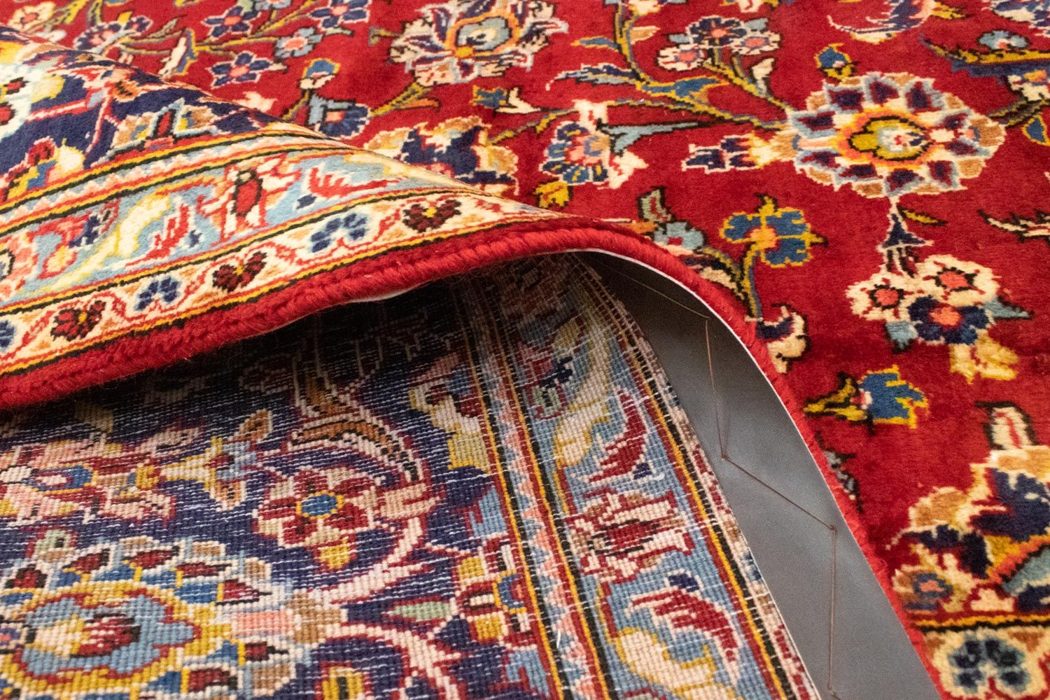 Alfombra persa - Keshan - 402 x 297 cm - rojo