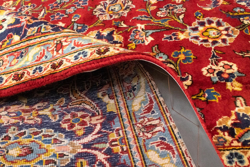 Alfombra persa - Keshan - 402 x 297 cm - rojo