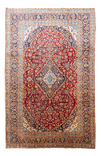 Alfombra persa - Keshan - 383 x 246 cm - rojo