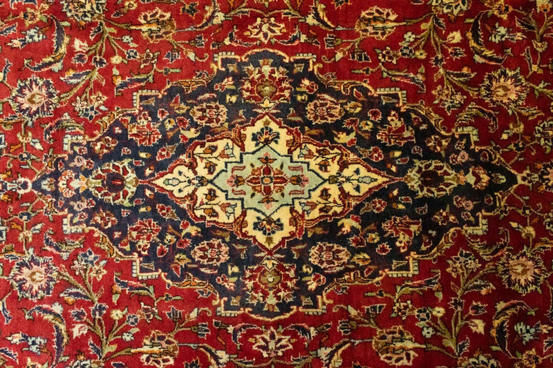 Alfombra persa - Keshan - 346 x 207 cm - rojo