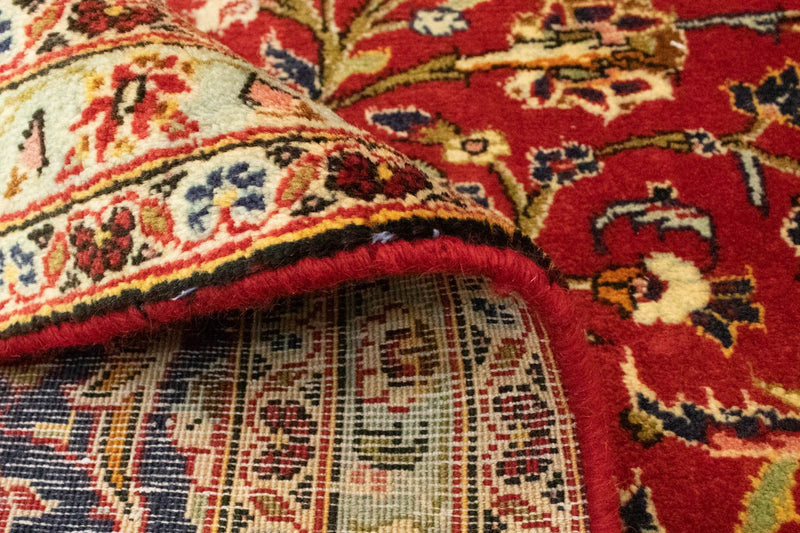 Alfombra persa - Keshan - 346 x 207 cm - rojo