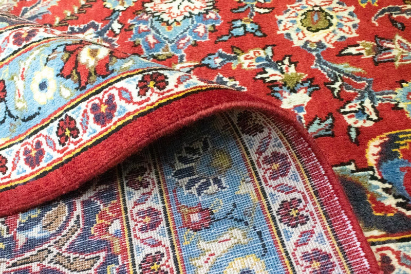 Alfombra persa - Keshan - 384 x 280 cm - rojo