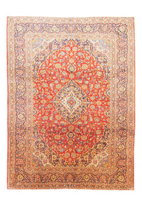 Alfombra persa - Keshan - 406 x 307 cm - naranja