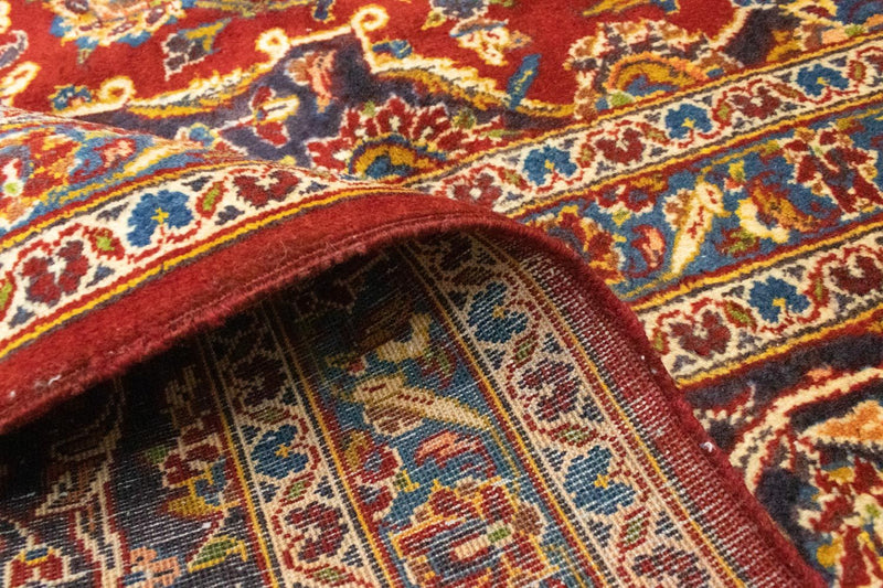 Alfombra persa - Keshan - 406 x 307 cm - naranja