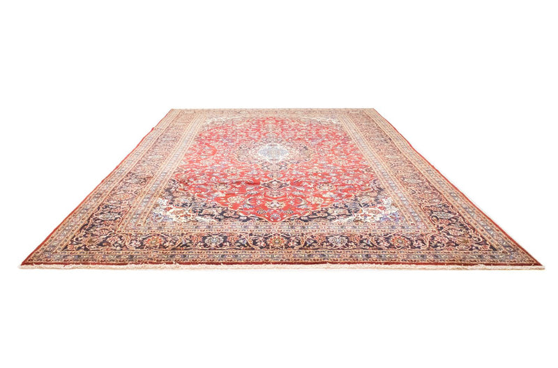 Alfombra persa - Keshan - 420 x 291 cm - rojo